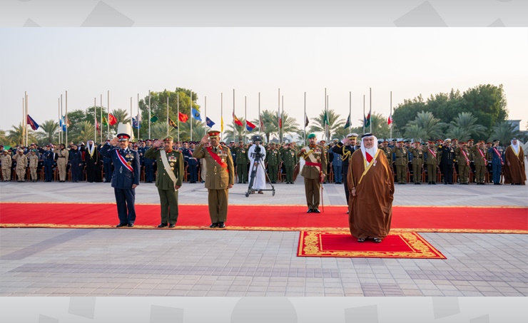 On behalf of HM the King, the Supreme Commander of the Armed Forces, HRH the Deputy King attends the Commemoration Day ceremony