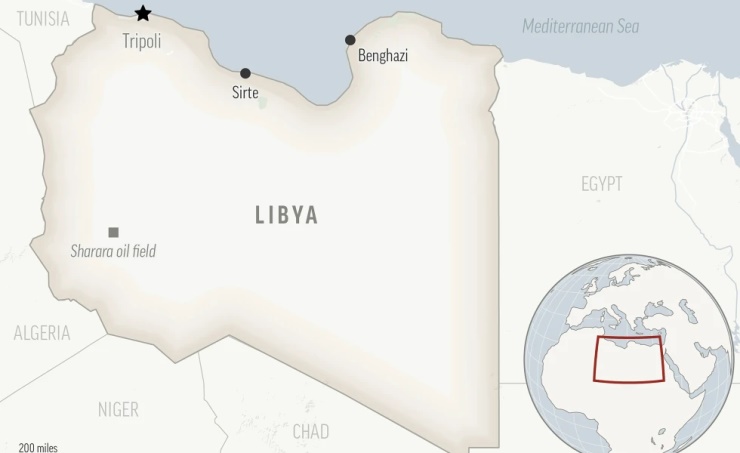 Over 60 people have drowned in the capsizing of a migrant vessel off Libya, the UN says