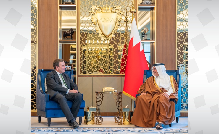 HRH the Crown Prince and Prime Minister meets with the UK Minister of State for Trade Policy