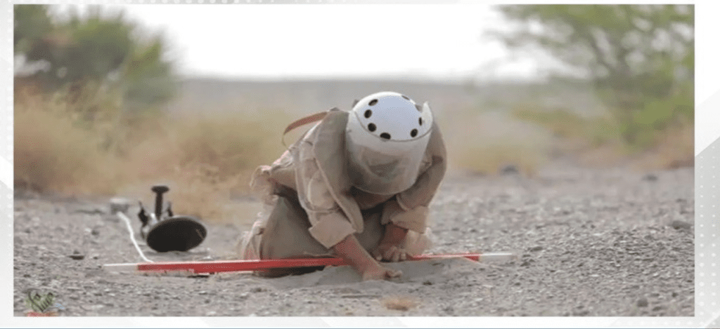 KS relief Masam Project dismantles 1,556 land mines in Yemen within a week