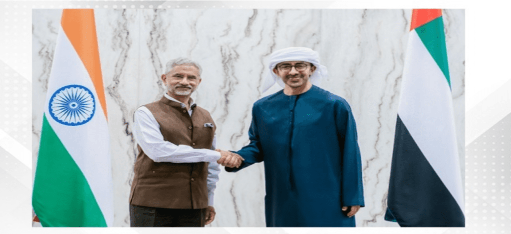 UAE Foreign Affairs Minister receives Indian counterpart
