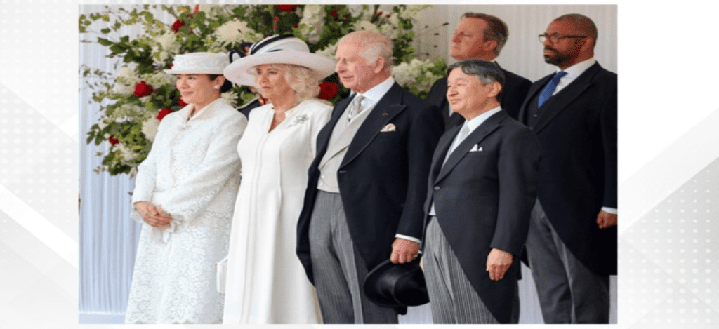 UK’s King Charles welcomes Japan’s Emperor Naruhito for state visit