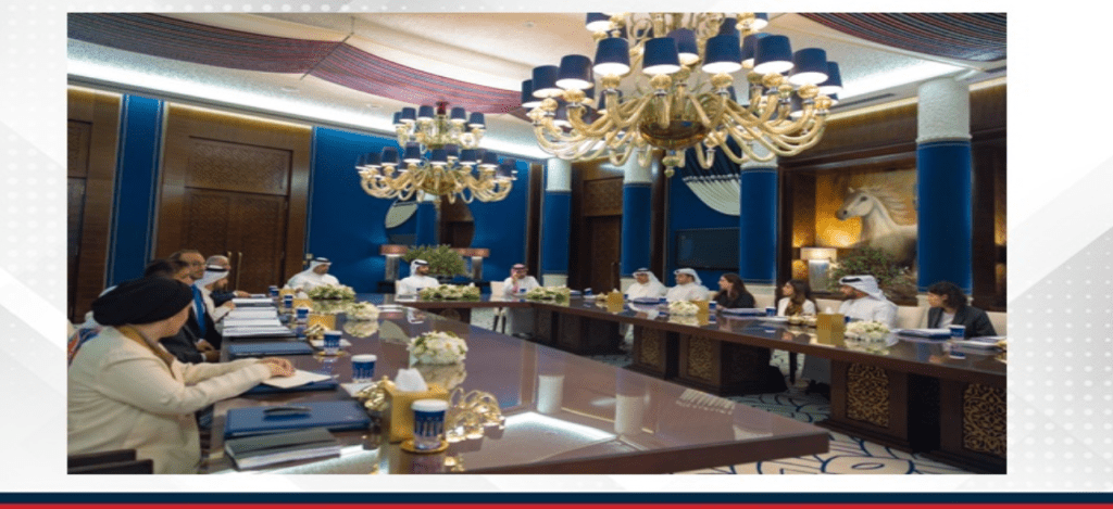 HH Shaikh Nasser reviews designs for Sports City Project