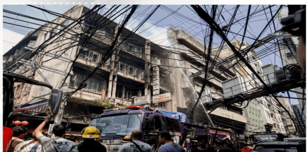 Building fire in Manila’s Chinatown kills 11