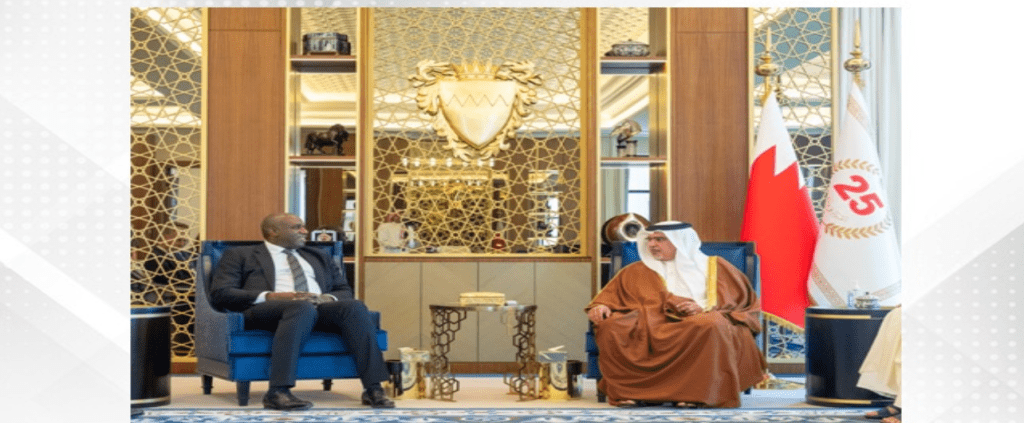 HRH the Crown Prince and Prime Minister receives the United Kingdom’s Secretary of State for Foreign, Commonwealth and Development Affairs