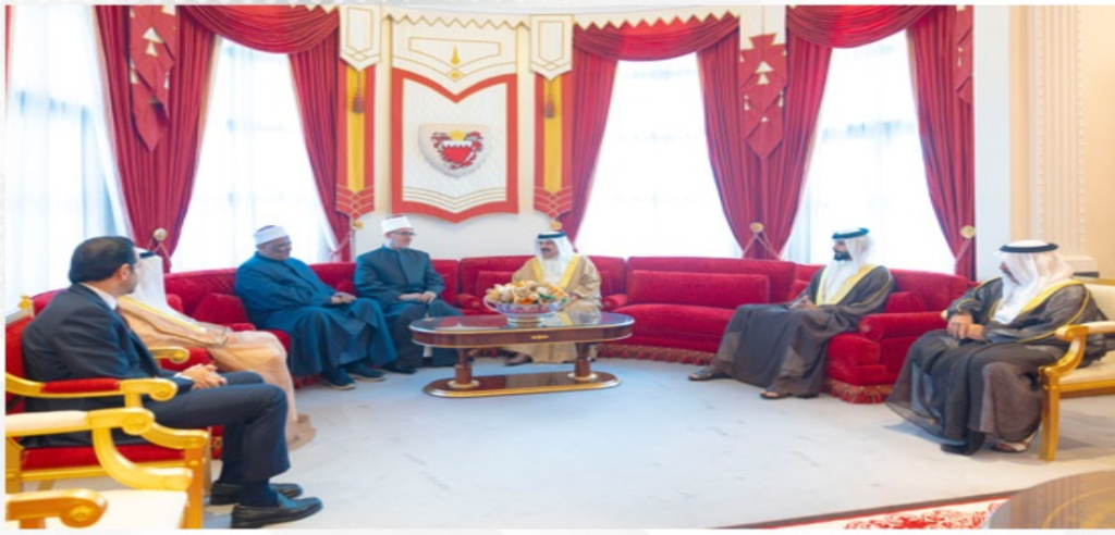 His Majesty the King receives Egypt’s Grand Mufti, Al Azhar Senior Scholars Secretary-General