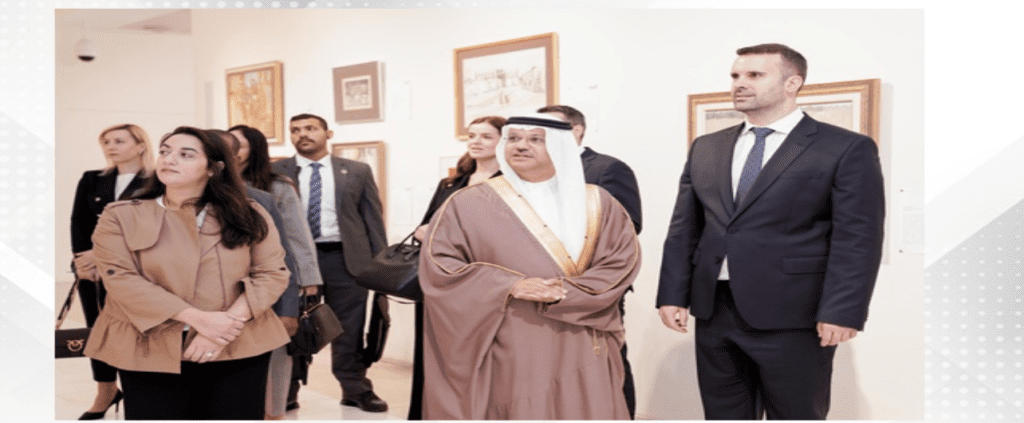 Montenegro Prime Minister visits Bahrain National Museum