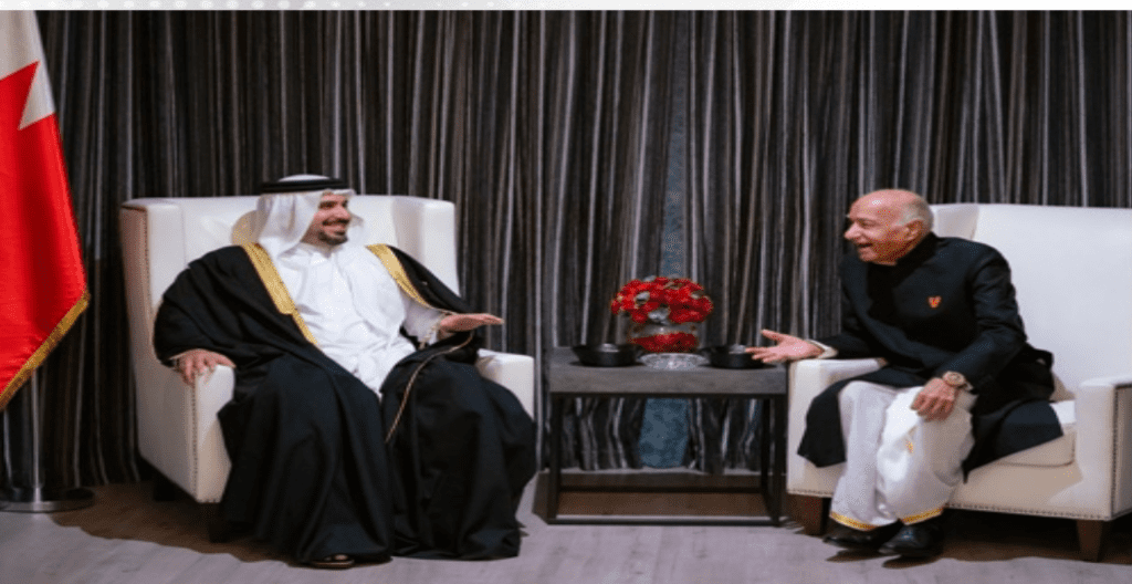 HH Shaikh Mohammed bin Salman bin Hamad Al Khalifa visits a number of families to mark Diwali