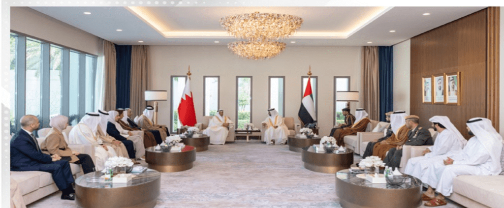 On behalf of HRH Crown Prince and Prime Minister, Deputy Prime Minister attends UAE Embassy National Day reception