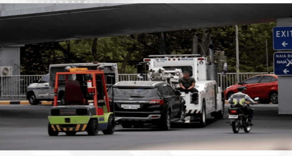 Four-year-old girl among two dead in Manila airport car crash