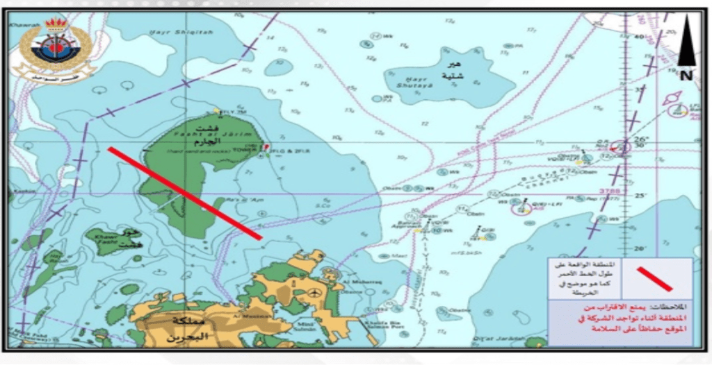 Coast Guard announces conduction of 3D surveys in Fasht Al Jarim