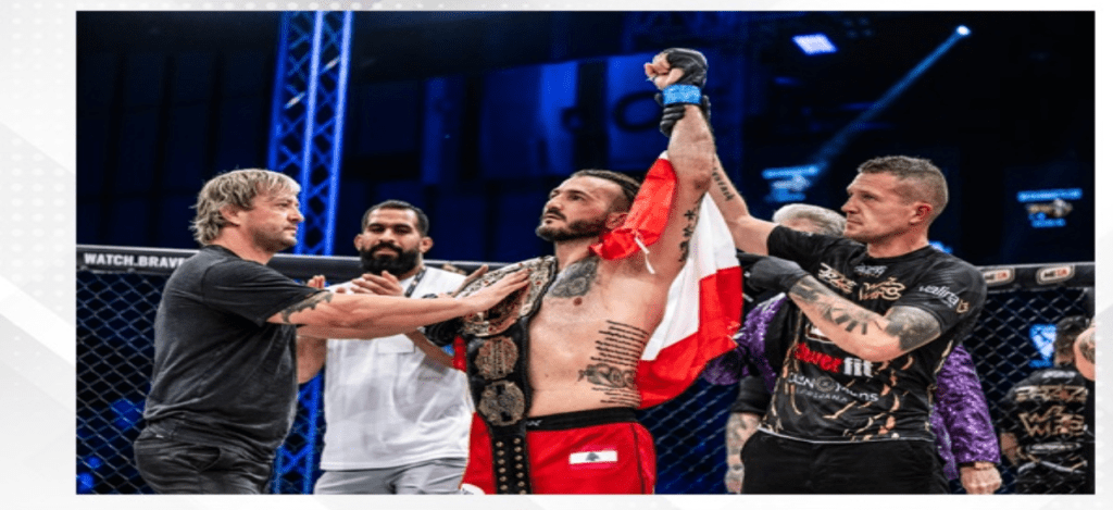 Fakhreddine makes history with third BRAVE CF world title in Slovenia