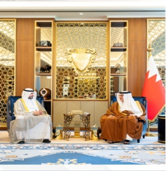 HRH the Crown Prince and Prime Minister meets the Chairman of the KFH Group