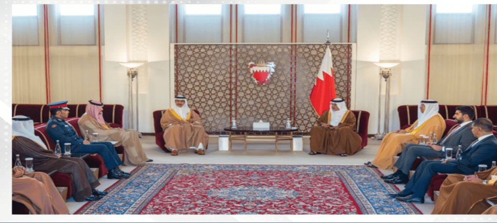 HRH the Crown Prince and Prime Minister meets with the CEO of the LMRA and Chairman of the National Committee for Combatting Trafficking in Persons