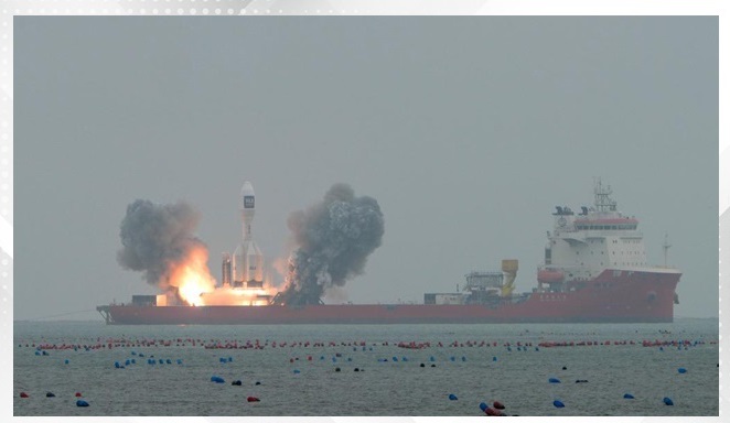 China launches Gravity-1 rocket from sea