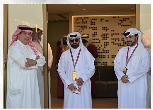 HH Shaikh Abdullah bin Isa, HH Shaikh Faisal bin Rashid attend second race of REHC season