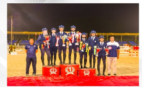 MOI show jumping team wins first place in Royal Federation Championship Grand Prix
