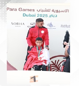 Bahrain wins first gold at Asian Youth Para Games