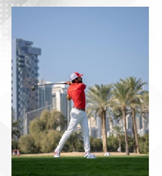 HH Shaikh Nasser bin Hamad participates in the Hero Dubai Desert Classic golf tournament