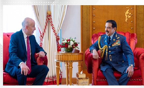 HM King, Supreme Commander of the Armed Forces, receives UK Defense Secretary