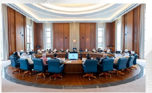 HRH the Crown Prince and Prime Minister chairs the weekly Cabinet Meeting
