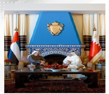 HM King holds talks with HH UAE President