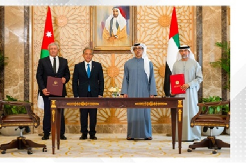 UAE Vice President, Jordan PM attend signing of railway agreement