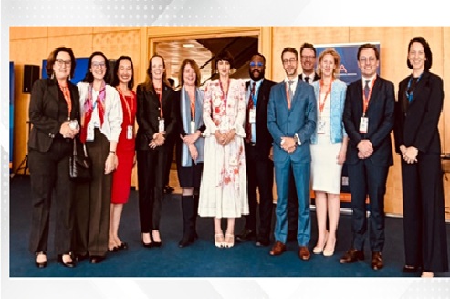 Secretary General of Council for International Dispute Resolution of Bahrain meets new Young ICCA Board in Madrid