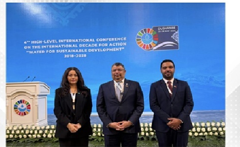 Electricity Minister participates in 4th High-Level International Conference on International Decade for Action, “Water for Sustainable Development” in Dushanbe