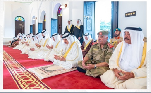 HM King performs Eid Al Adha prayers
