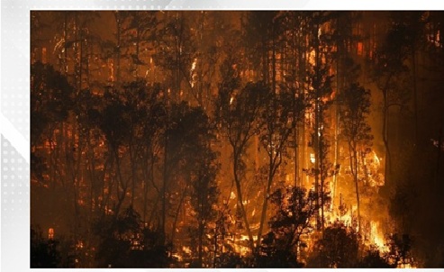 Heat, wind and drought conditions spark wildfires in US West