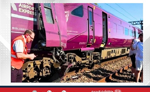Passengers injured in train collision north of London