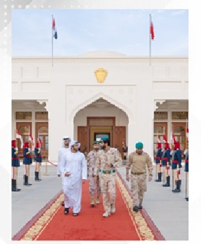 HH Shaikh Nasser bin Hamad, HH Shaikh Khalid bin Hamad bid farewell to Dubai Crown Prince