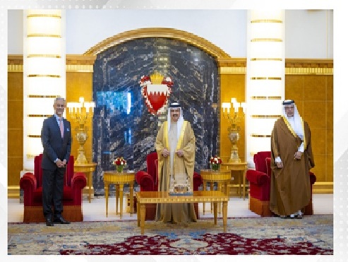 HM King receives Indian External Affairs Minister