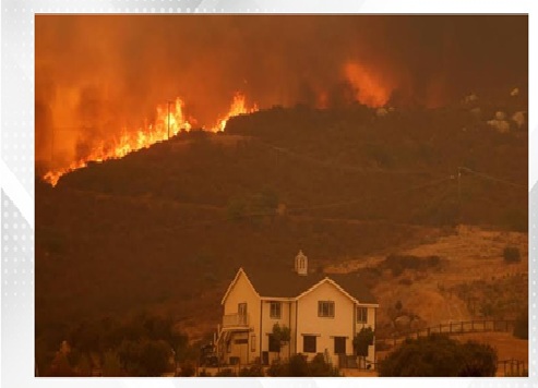 Wind-driven wildfire prompts evacuations in eastern Washington
