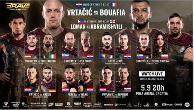 BRAVE CF 108 set to make history in Croatia with stacked card