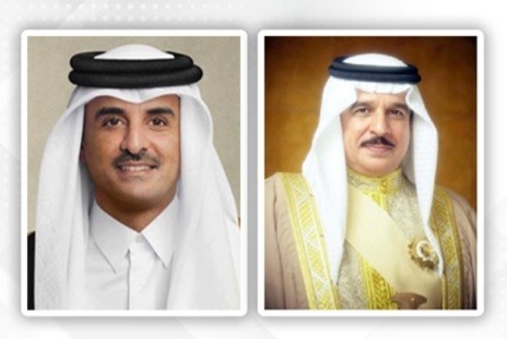 HM King, HH Qatar Amir discuss regional, international developments
