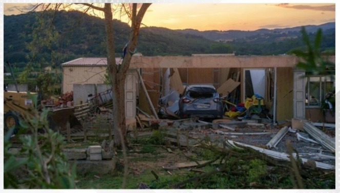 Tornado in southwestern France damages over 300 homes, injures dozens
