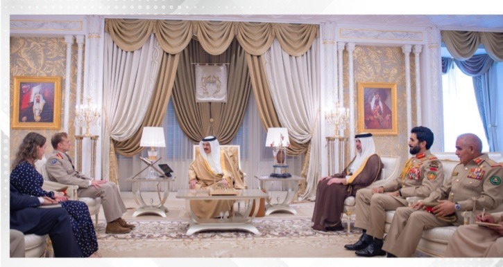 HM King, Supreme Commander of Armed Forces, receives UK Deputy Chief of Defence Staff