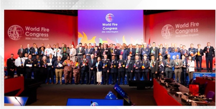 Civil Defence Director General leads Bahrain delegation to World Fire Congress