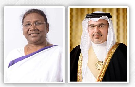 HRH the Crown Prince and Prime Minister thanked by the President of the Republic of India