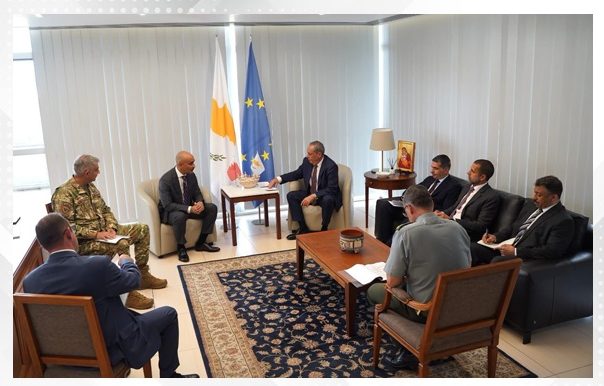 Deputy National Security Advisor meets Cypriot Defence Minister